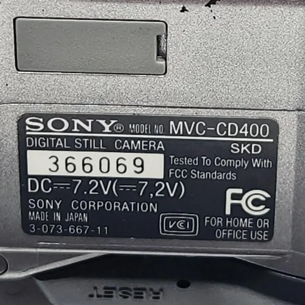 Sony vintage mvc
